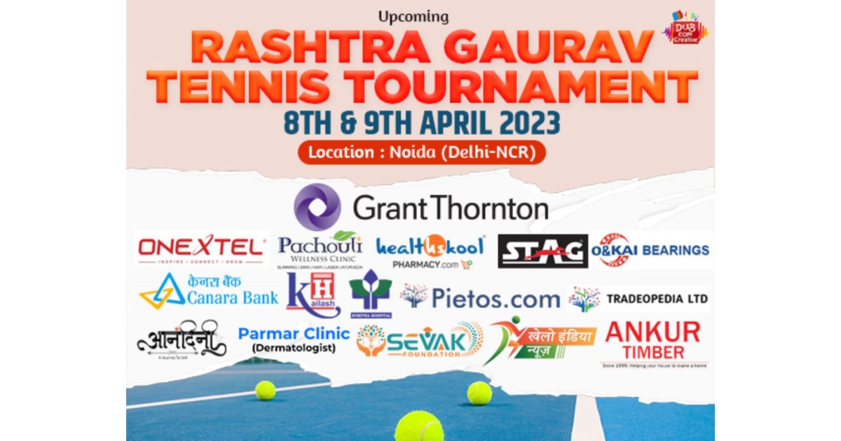 Dubcom Creative to host Rashtra Gaurav Tennis tournament
